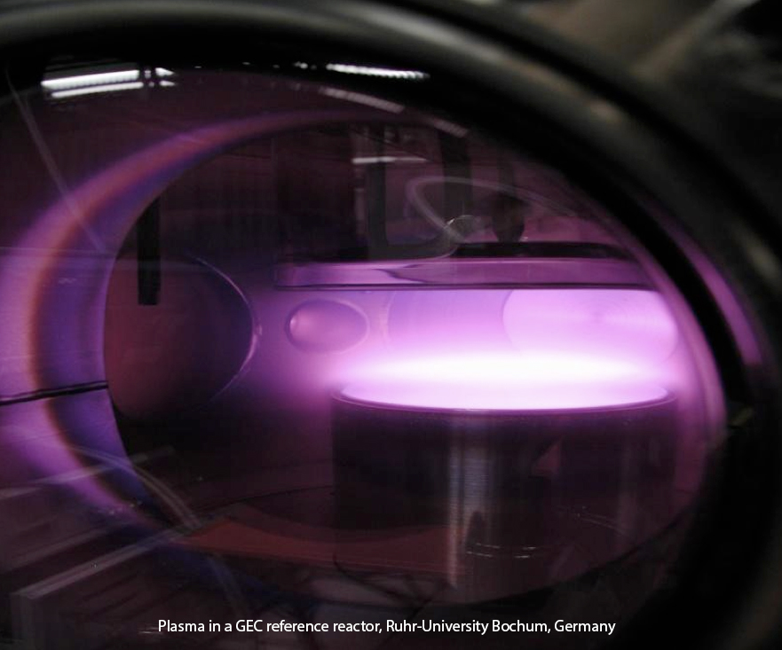 Plasma in a GEC reference reactor, Ruhr-University Bochum, Germany