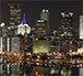 Pittsburgh during the nighttime